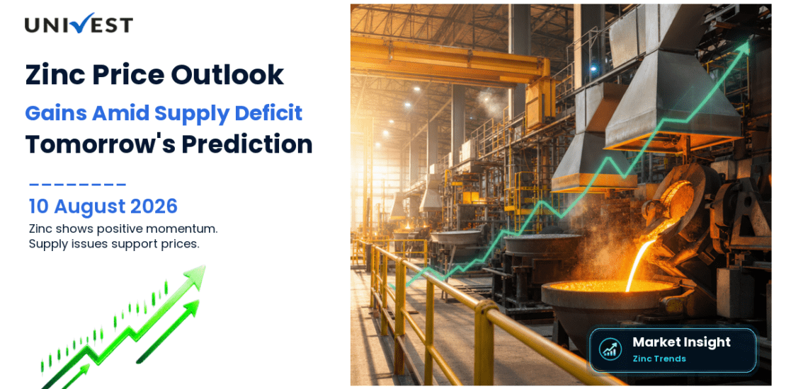 Zinc Price Prediction for Tomorrow, 11 August 2026: MCX Zinc Gains 0.78% to Rs 392.15 as Structural Supply Deficit Absorbs Energy Complex Headwinds