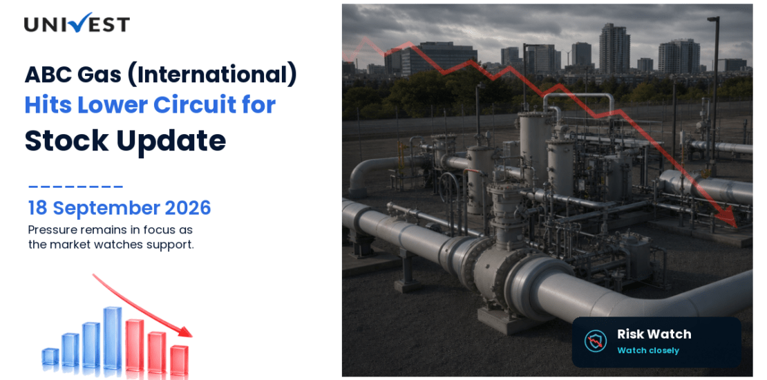 ABC Gas (International) Ltd. Hits Lower Circuit for the 2nd Straight Session on BSE, 18 September 2026