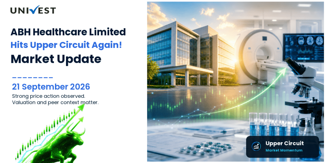 ABH HEALTHCARE LIMITED Hits Upper Circuit for the 2nd Straight Session on NSE, 21 September 2026