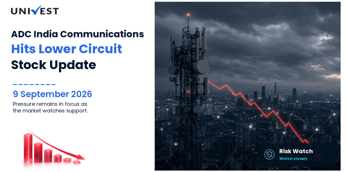 ADC India Communications Ltd. Hits Lower Circuit on BSE, 9 September 2026
