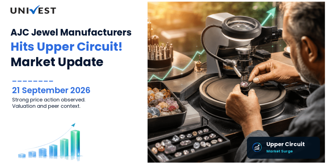 AJC Jewel Manufacturers Limite Hits Upper Circuit on BSE, 21 September 2026
