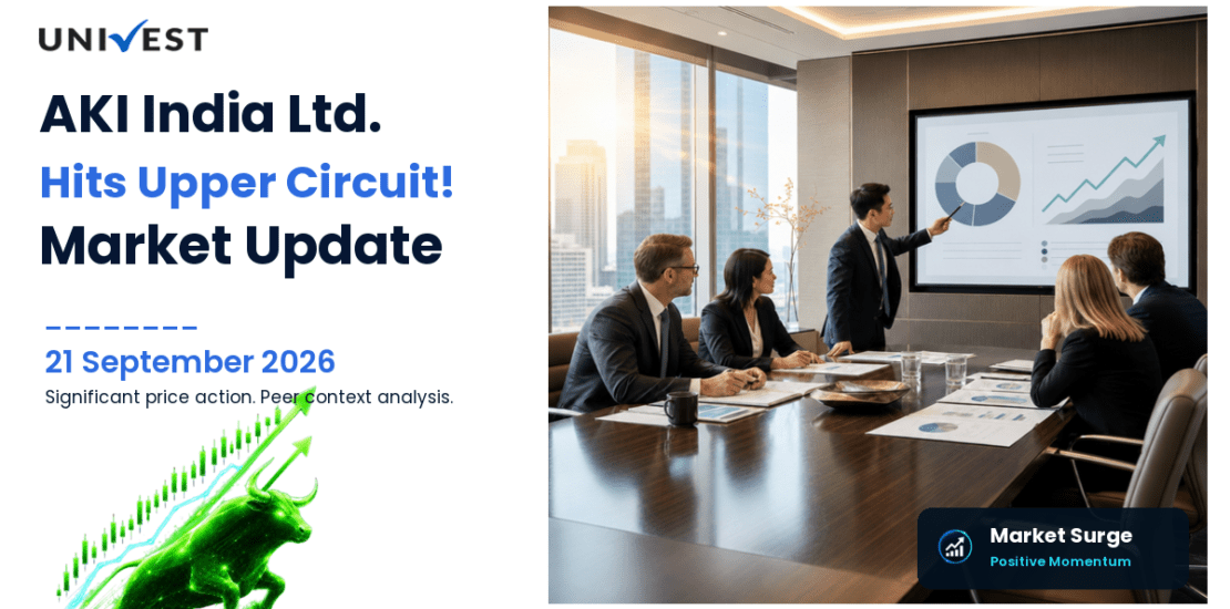 AKI India Ltd. Hits Upper Circuit on BSE, 21 September 2026