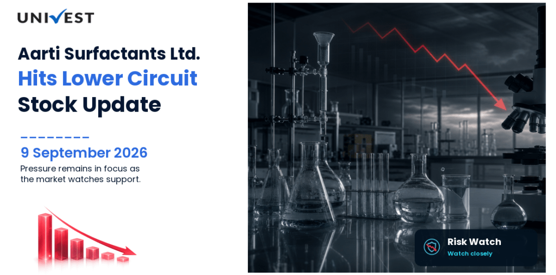 Aarti Surfactants Ltd. Hits Lower Circuit on NSE, 9 September 2026