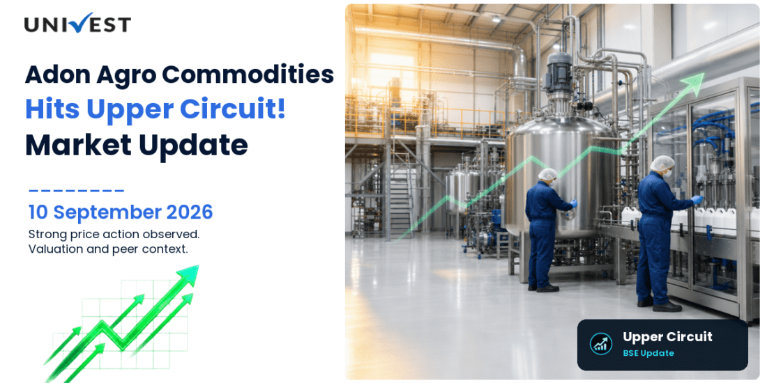 Adon Agro Commodities Ltd. Hits Upper Circuit on BSE, 10 September 2026