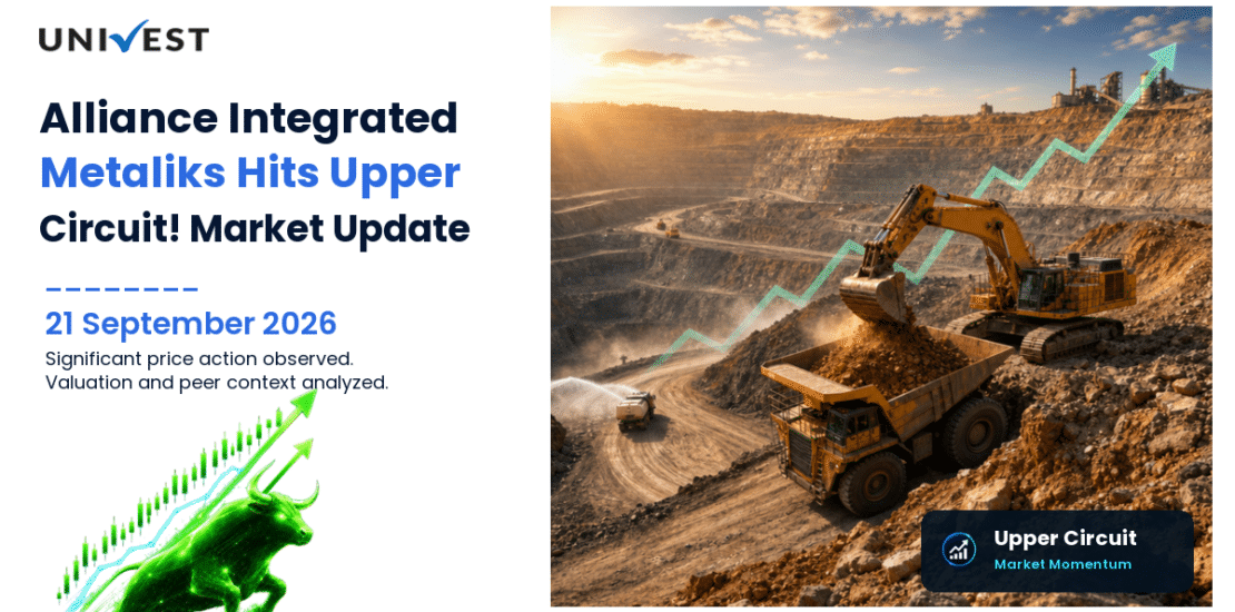 Alliance Integrated Metaliks Ltd. Hits Upper Circuit on BSE, 21 September 2026