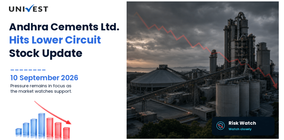 Andhra Cements Ltd. Hits Lower Circuit on BSE, 10 September 2026