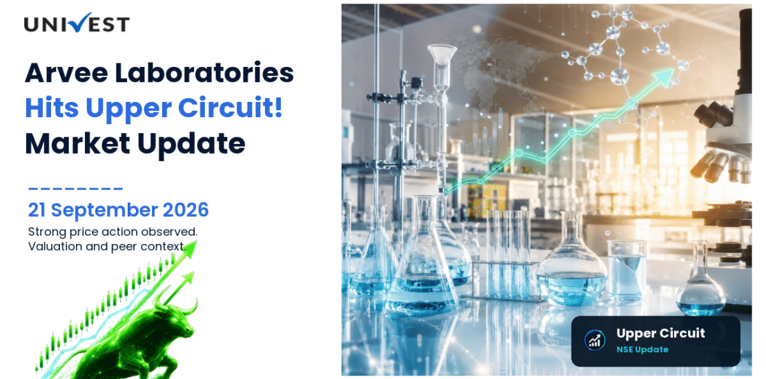 Arvee Laboratories (India) Ltd. Hits Upper Circuit on NSE, 21 September 2026