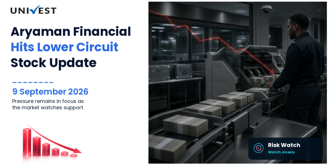 Aryaman Financial Services Ltd. Hits Lower Circuit on BSE, 9 September 2026