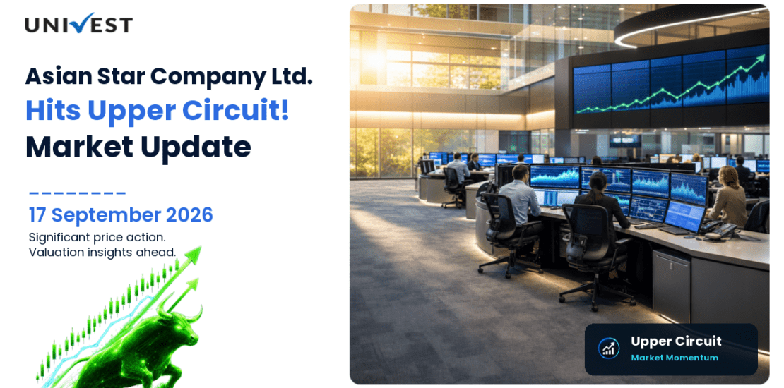 Asian Star Company Ltd. Hits Upper Circuit on BSE, 17 September 2026