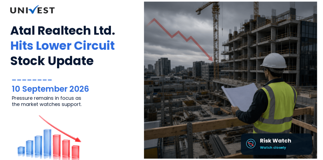 Atal Realtech Ltd. Hits Lower Circuit on BSE, 10 September 2026