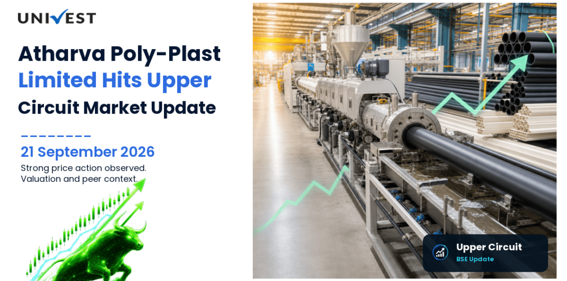 Atharva Poly-Plast Limited Hits Upper Circuit on BSE, 21 September 2026