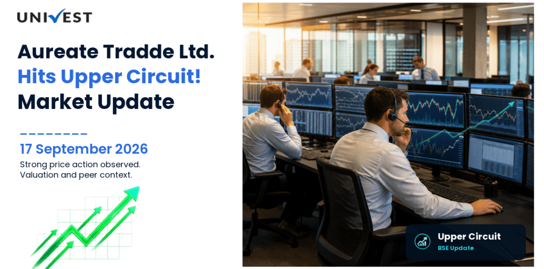 Aureate Tradde Ltd. Hits Upper Circuit on BSE, 17 September 2026