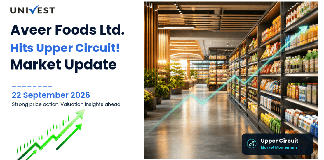 Aveer Foods Ltd. Hits Upper Circuit on BSE, 22 September 2026