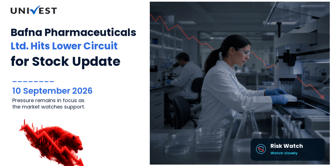 Bafna Pharmaceuticals Ltd. Hits Lower Circuit for the 2nd Straight Session on BSE, 10 September 2026