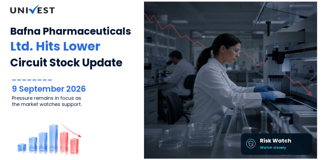 Bafna Pharmaceuticals Ltd. Hits Lower Circuit on NSE, 9 September 2026
