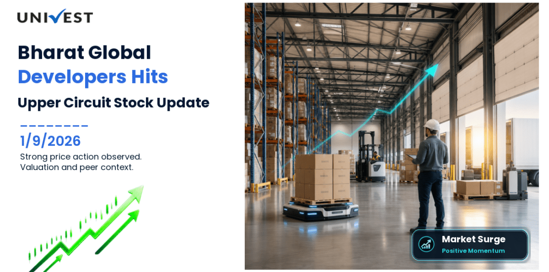 Bharat Global Developers Ltd. Hits Upper Circuit on BSE, 1 September 2026