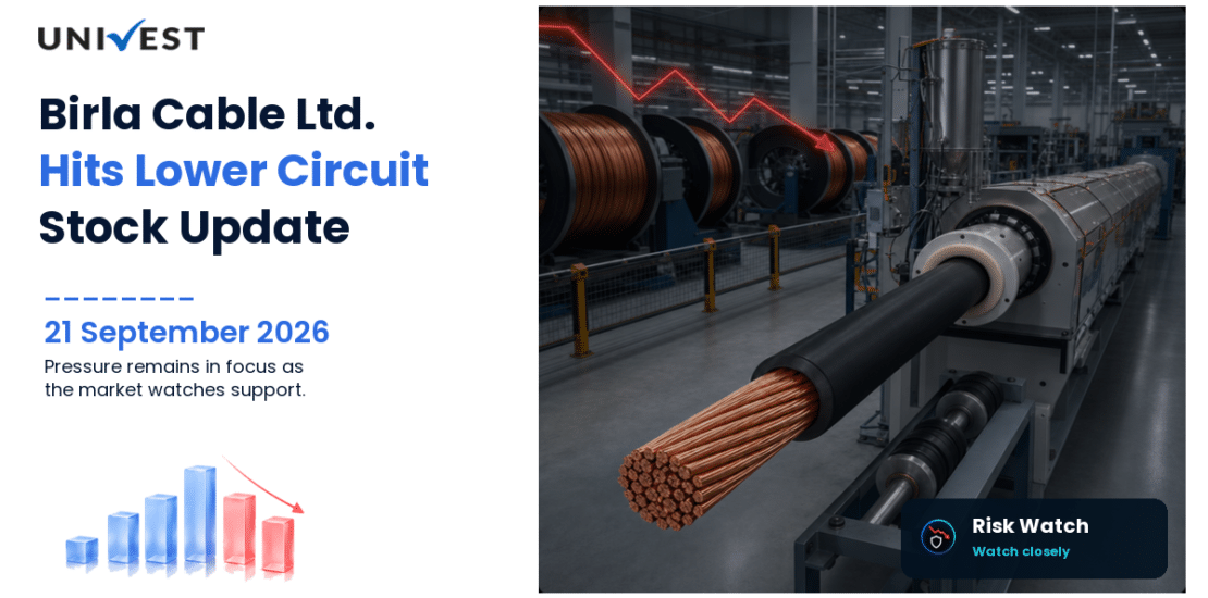Birla Cable Ltd. Hits Lower Circuit on NSE, 21 September 2026