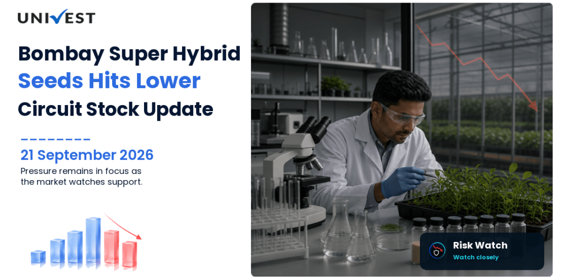 Bombay Super Hybrid Seeds Ltd. Hits Lower Circuit on BSE, 21 September 2026