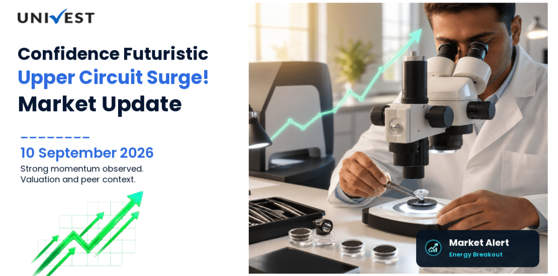 Confidence Futuristic Energetech Ltd. Hits Upper Circuit for the 2nd Straight Session on NSE, 10 September 2026