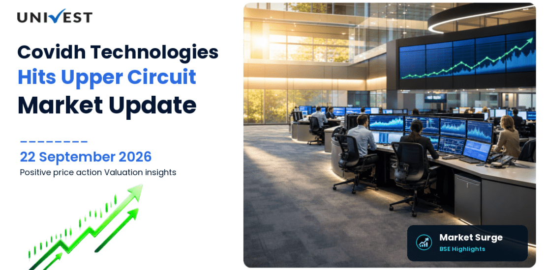 Covidh Technologies Ltd. Hits Upper Circuit on BSE, 22 September 2026