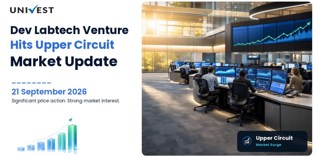 Dev Labtech Venture Ltd. Hits Upper Circuit on BSE, 21 September 2026