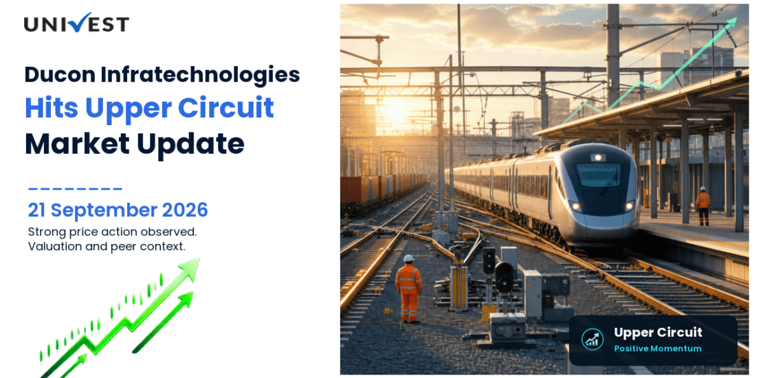 Ducon Infratechnologies Ltd. Hits Upper Circuit on BSE, 21 September 2026