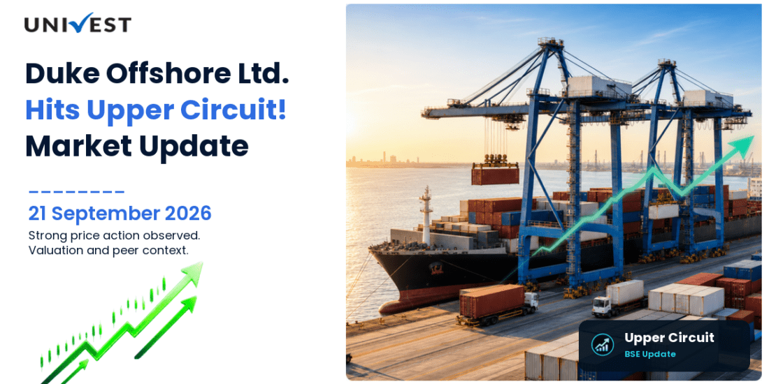 Duke Offshore Ltd. Hits Upper Circuit on BSE, 21 September 2026