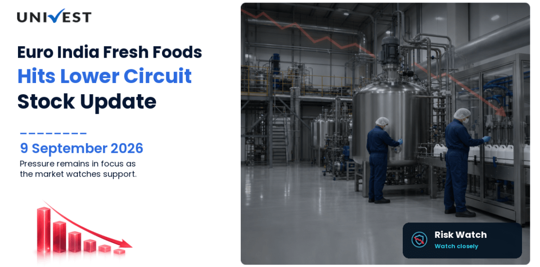 Euro India Fresh Foods Ltd. Hits Lower Circuit on NSE, 9 September 2026