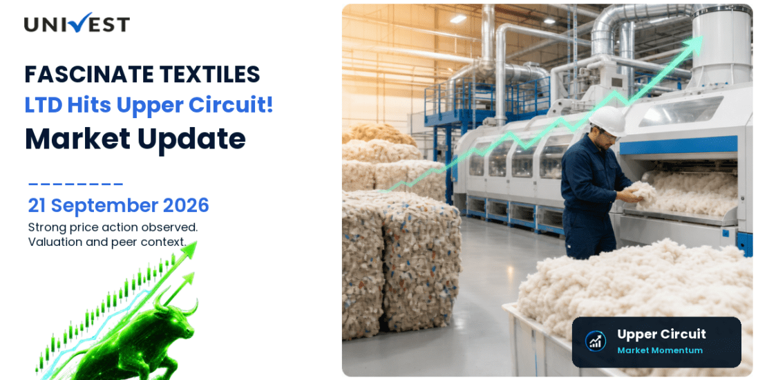 FASCINATE TEXTILES LTD Hits Upper Circuit on NSE, 21 September 2026