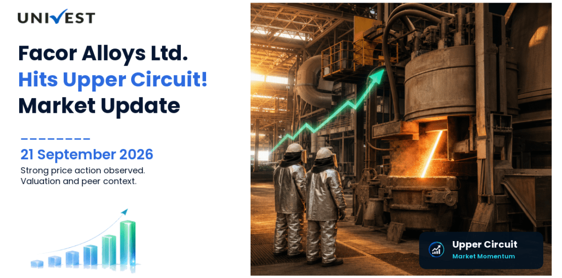 Facor Alloys Ltd. Hits Upper Circuit on BSE, 21 September 2026