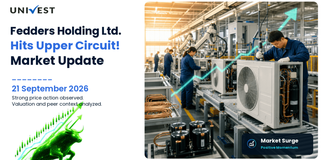 Fedders Holding Ltd. Hits Upper Circuit on NSE, 21 September 2026