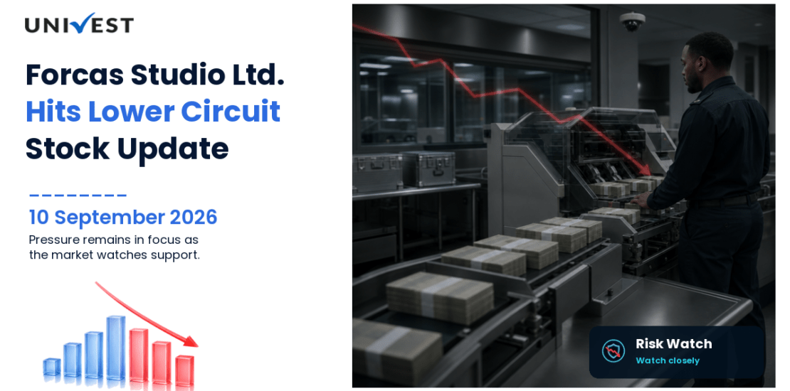 Forcas Studio Ltd. Hits Lower Circuit on NSE, 10 September 2026