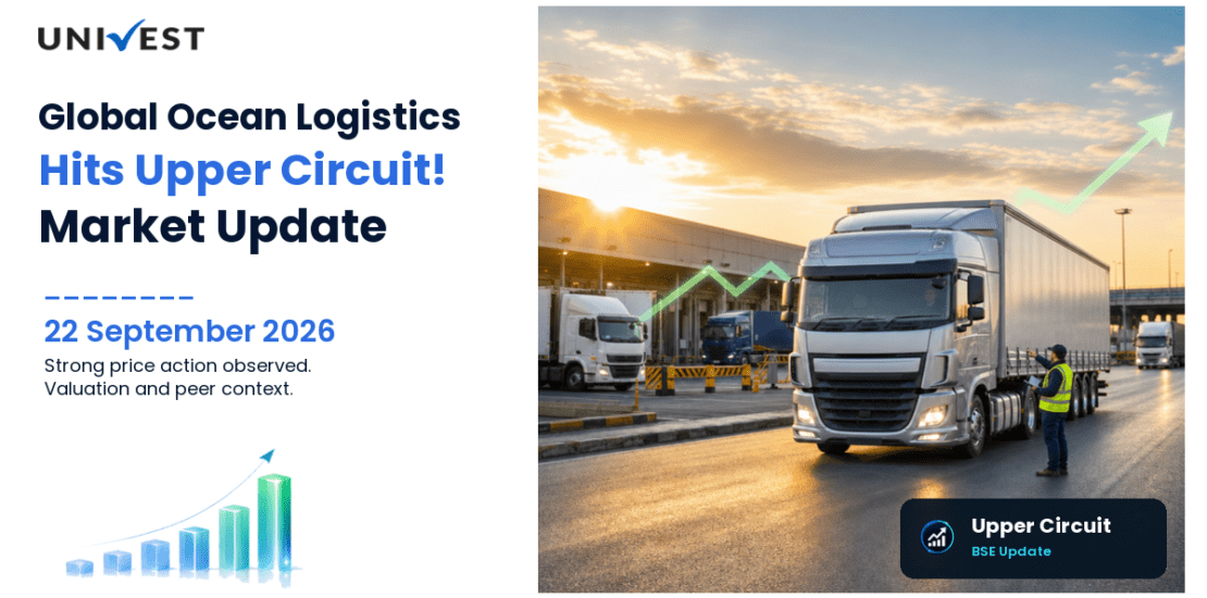 Global Ocean Logistics India L Hits Upper Circuit on BSE, 22 September 2026