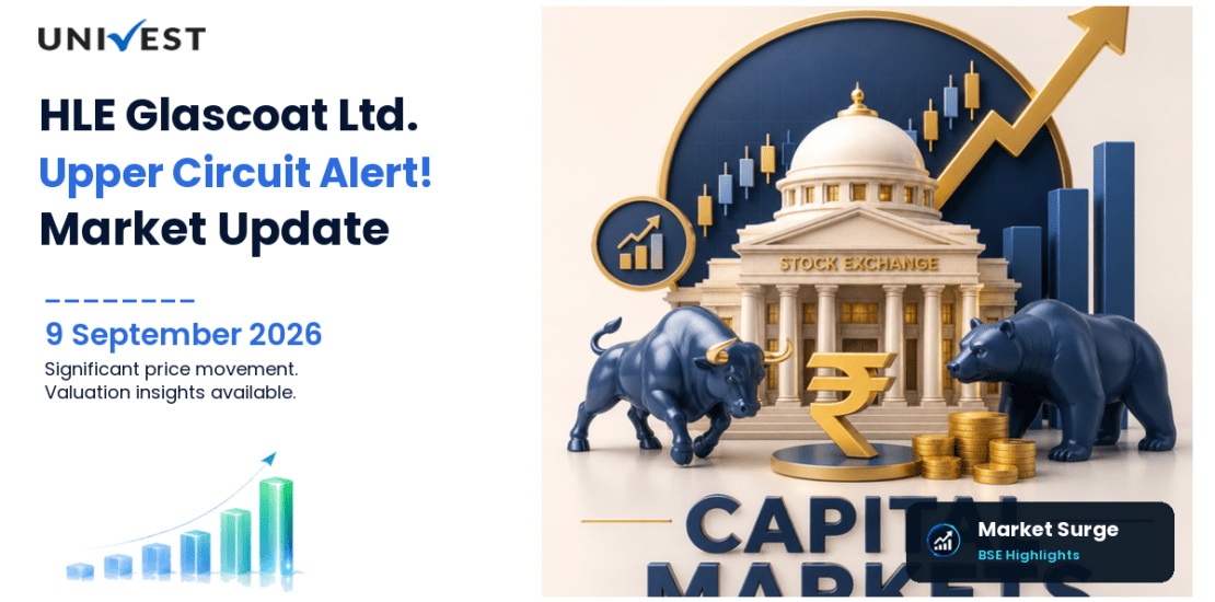 HLE Glascoat Ltd. Hits Upper Circuit on BSE, 9 September 2026