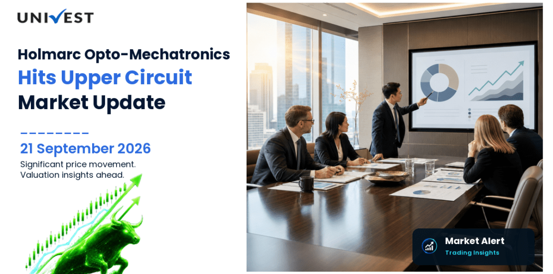 Holmarc Opto-Mechatronics Ltd. Hits Upper Circuit on NSE, 21 September 2026