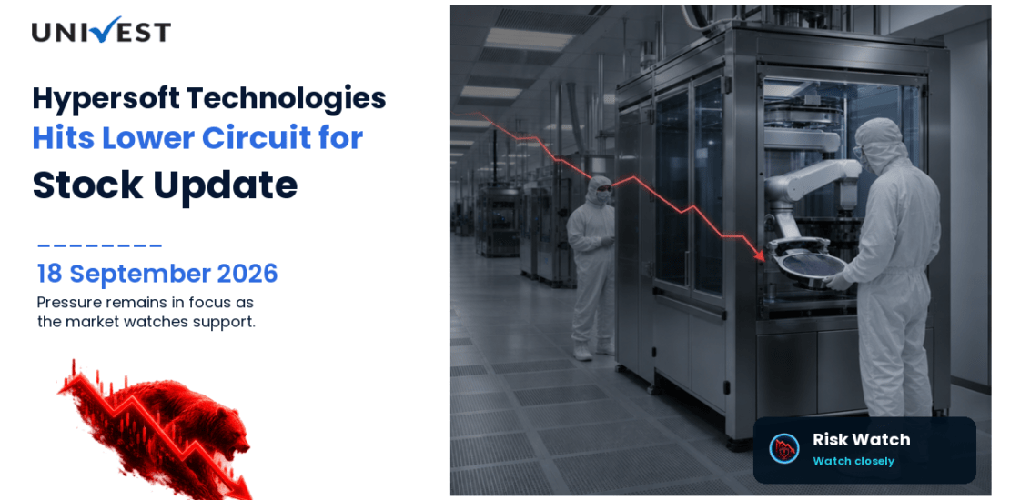 Hypersoft Technologies Ltd. Hits Lower Circuit for the 2nd Straight Session on BSE, 18 September 2026