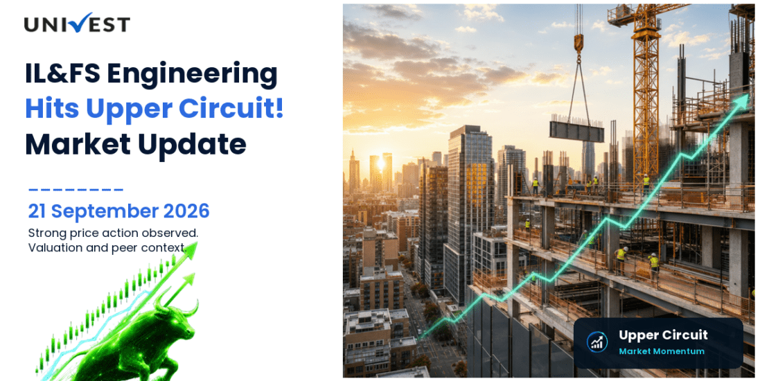 IL&FS Engineering and Construction Company Ltd. Hits Upper Circuit on NSE, 21 September 2026