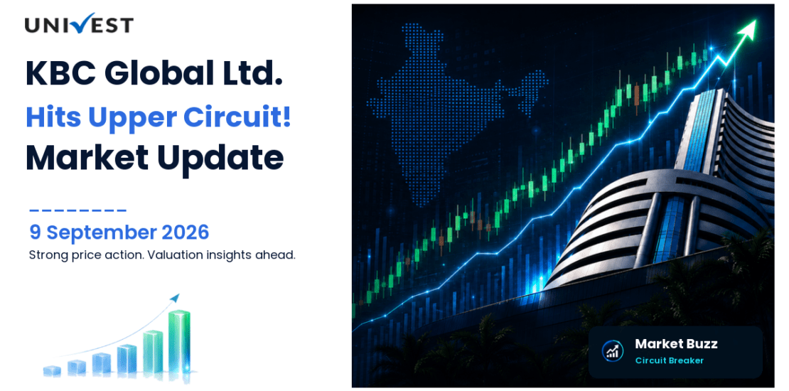 KBC Global Ltd. Hits Upper Circuit on NSE, 9 September 2026