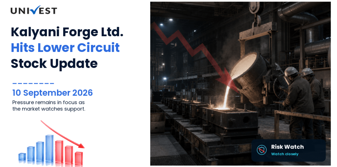 Kalyani Forge Ltd. Hits Lower Circuit on BSE, 10 September 2026