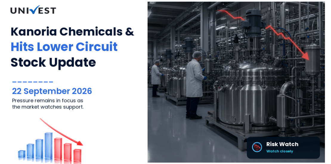 Kanoria Chemicals & Industries Ltd. Hits Lower Circuit on BSE, 22 September 2026