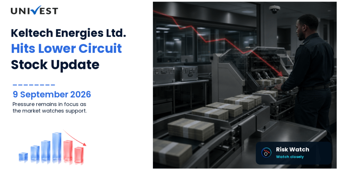 Keltech Energies Ltd. Hits Lower Circuit on BSE, 9 September 2026