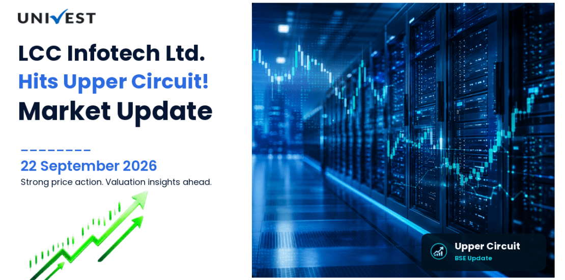 LCC Infotech Ltd. Hits Upper Circuit on BSE, 22 September 2026