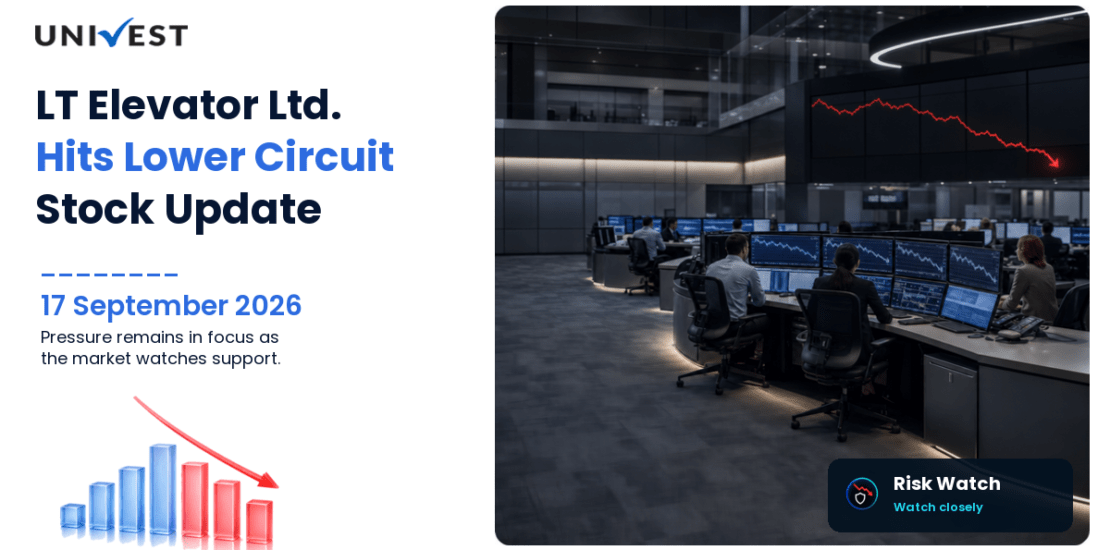 LT Elevator Ltd. Hits Lower Circuit on BSE, 17 September 2026