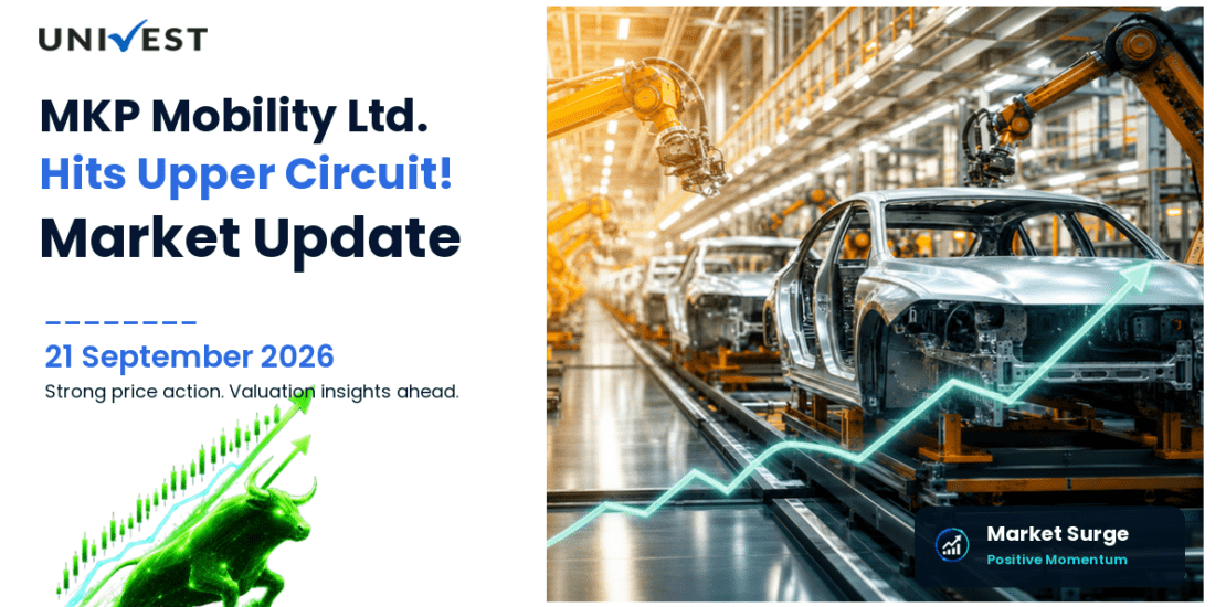 MKP Mobility Ltd. Hits Upper Circuit on BSE, 21 September 2026