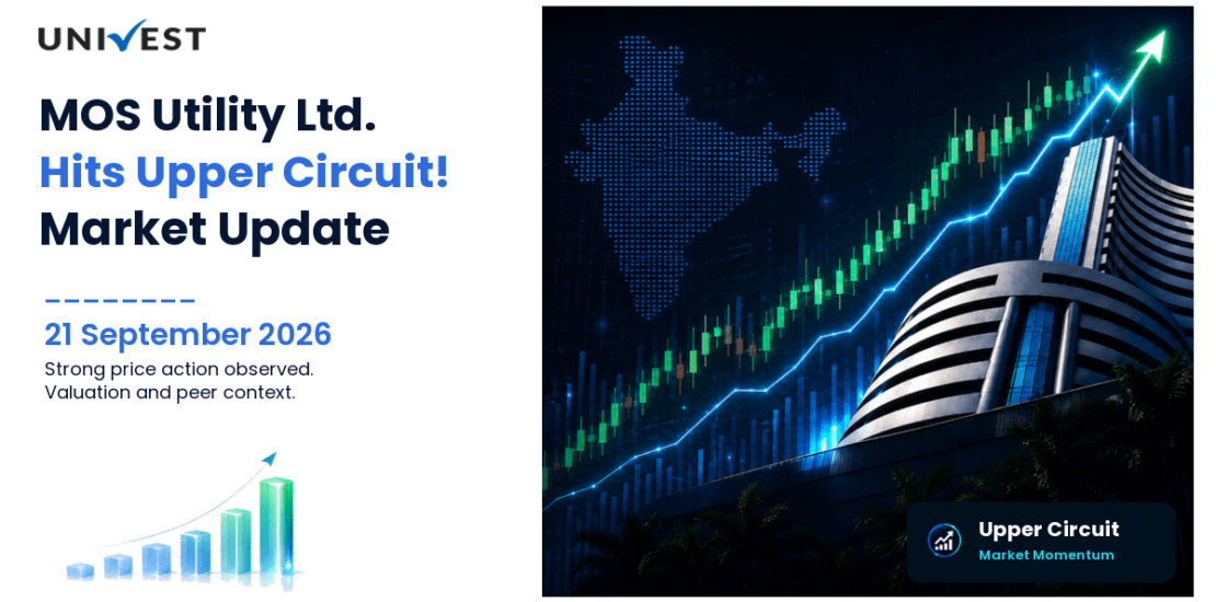 MOS Utility Ltd. Hits Upper Circuit on NSE, 21 September 2026