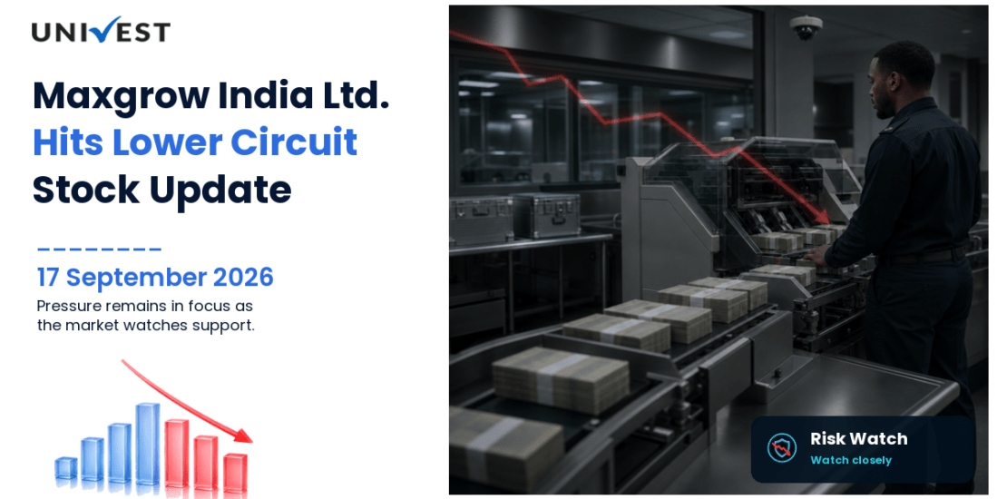 Maxgrow India Ltd. Hits Lower Circuit on BSE, 17 September 2026