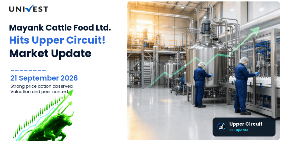 Mayank Cattle Food Ltd. Hits Upper Circuit on BSE, 21 September 2026
