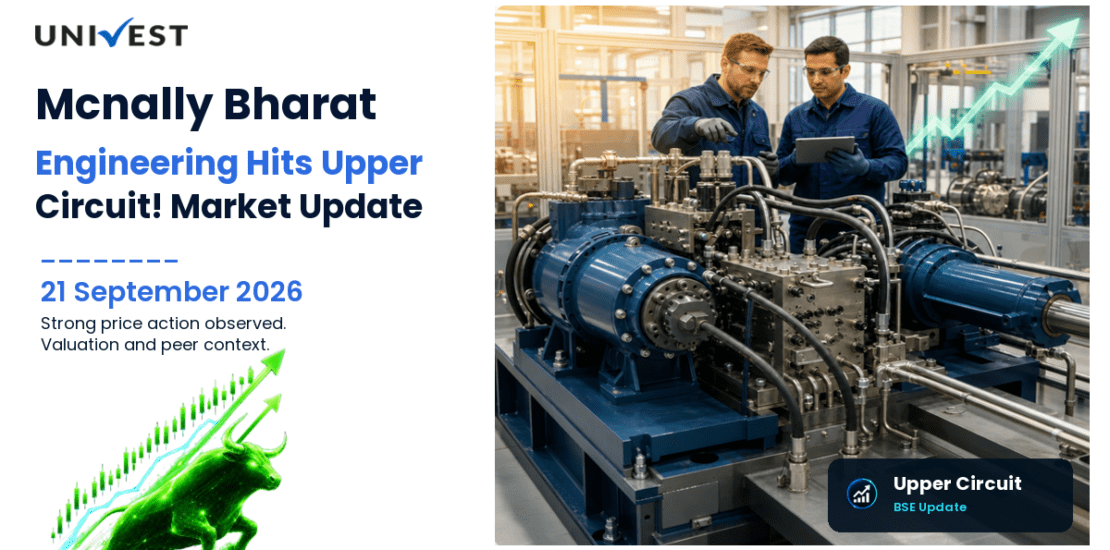 Mcnally Bharat Engineering Company Ltd. Hits Upper Circuit on BSE, 21 September 2026