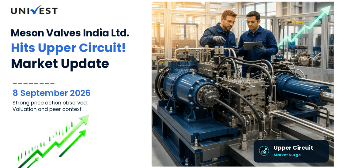 Meson Valves India Ltd. Hits Upper Circuit on BSE, 8 September 2026