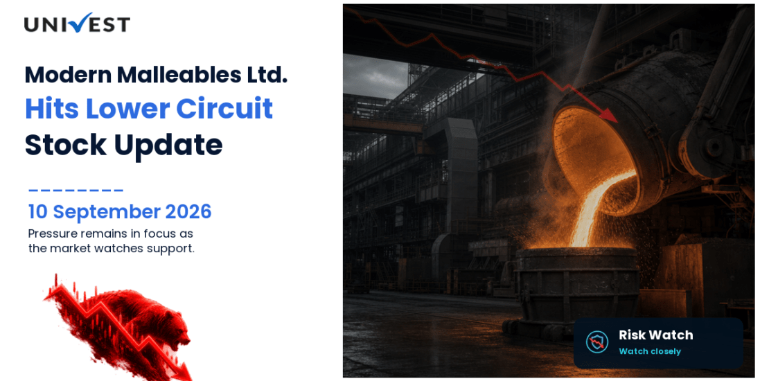 Modern Malleables Ltd. Hits Lower Circuit on BSE, 10 September 2026